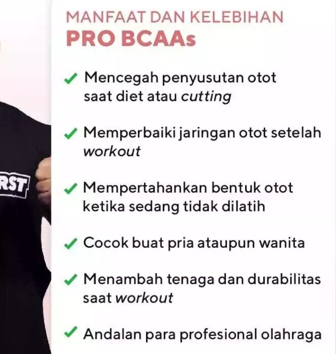 Unggulan Bugar Indonesia MUSCLE FIRST PRO BCAA   Gold Series