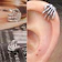Skeleton Finger Ear Clip 1