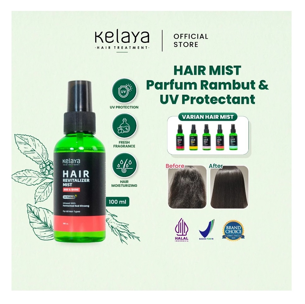 Sekawan Kosmetik Wasantara Kelaya Hair Revitalizer Mist Rise & Shine
