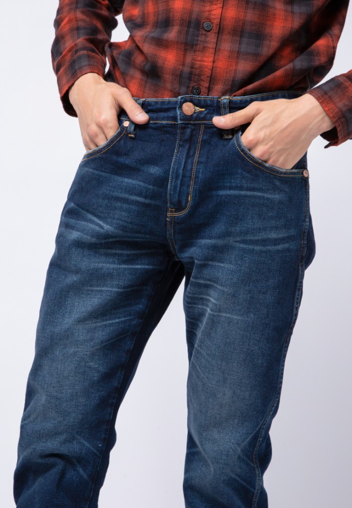 Kontoor Brands Wrangler Denim Regular Dark Blue GRNBR 02P22