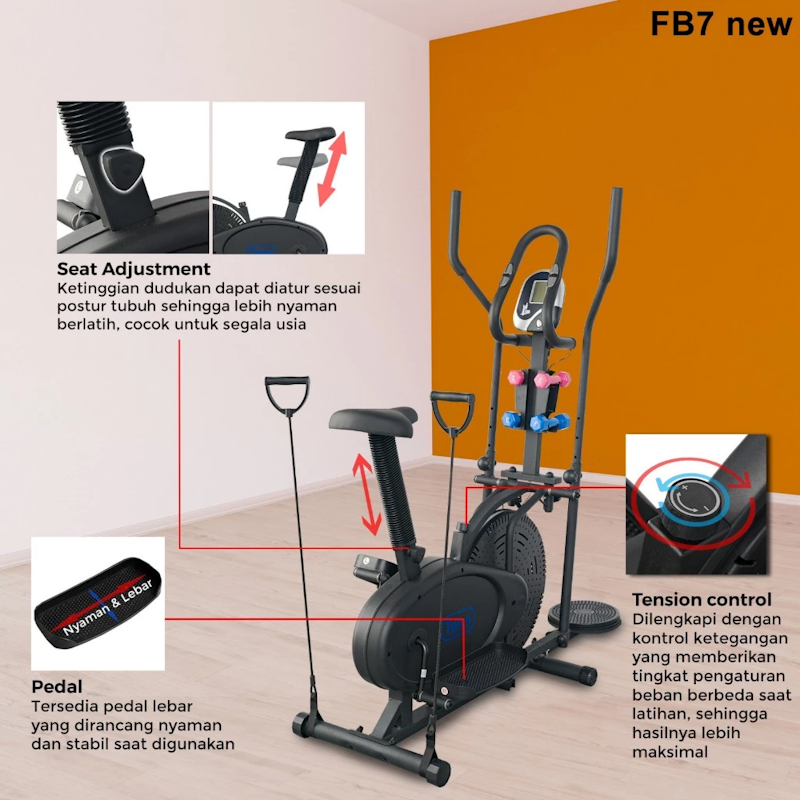 TWEN Elliptical Bike 4