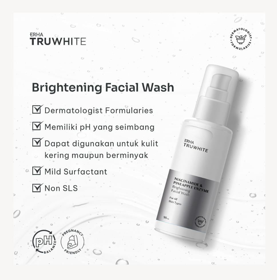 Truwhite Niacinamide & Pineapple Enzyme Brightening Facial Wash  2