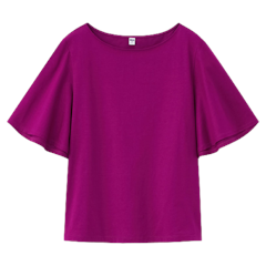 Women T-Shirt Mercerized Katun Flare