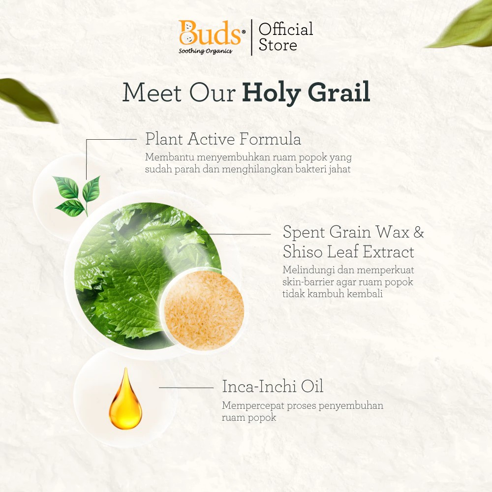 Buds Organics Indonesia Buds® Organics Nappy Time Soothing Cream