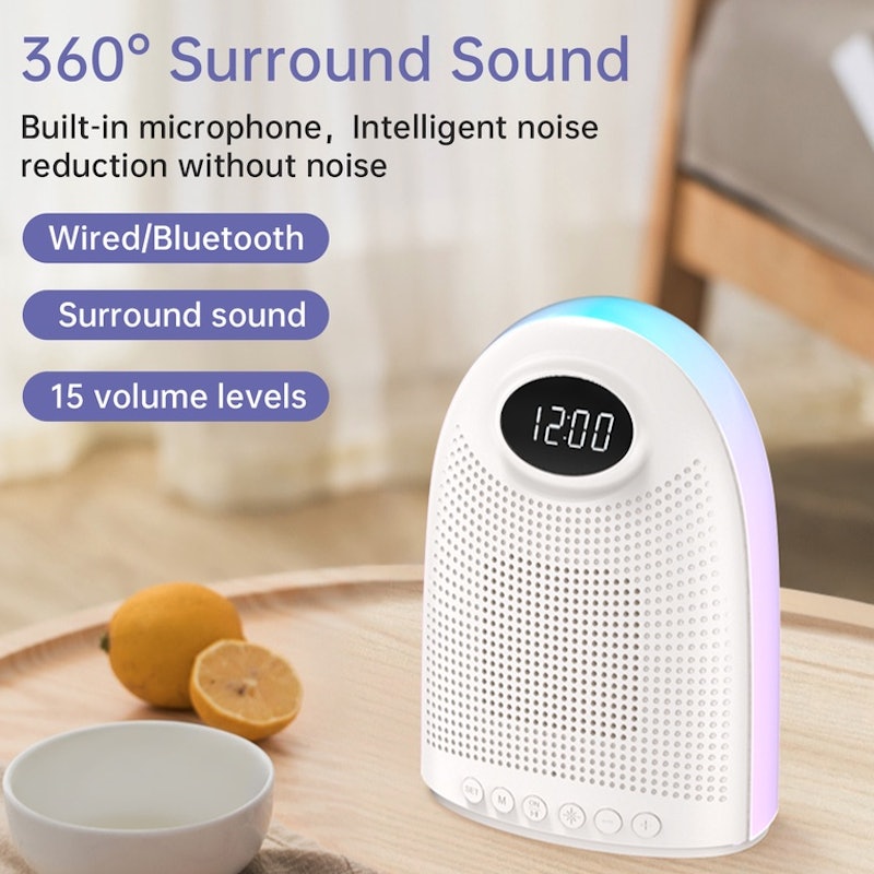 Newfun Speaker Bluetooth Wireless Alarm Clock 5