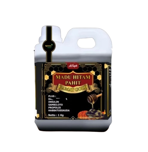 Al Faqih Madu Hitam Pahit Gamat Gold 1