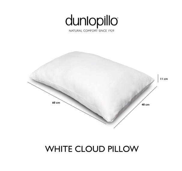 Dunlopillo Indonesia Dunlopillo White Cloud Dacron Pillow