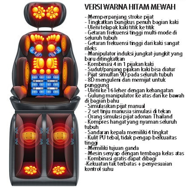 Benbo Kursi Pijat Seluruh Tubuh 3