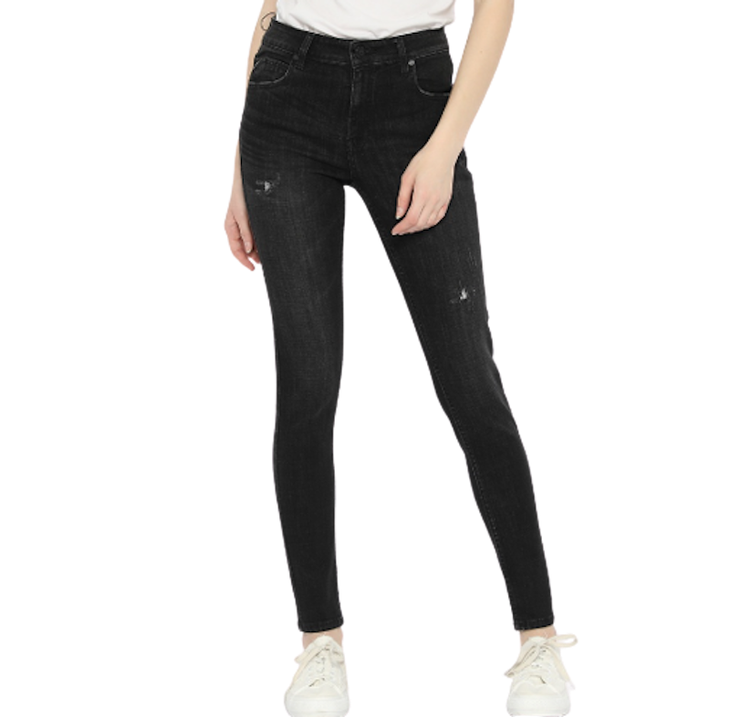 Celana Jeans Wanita Mid Waist 3