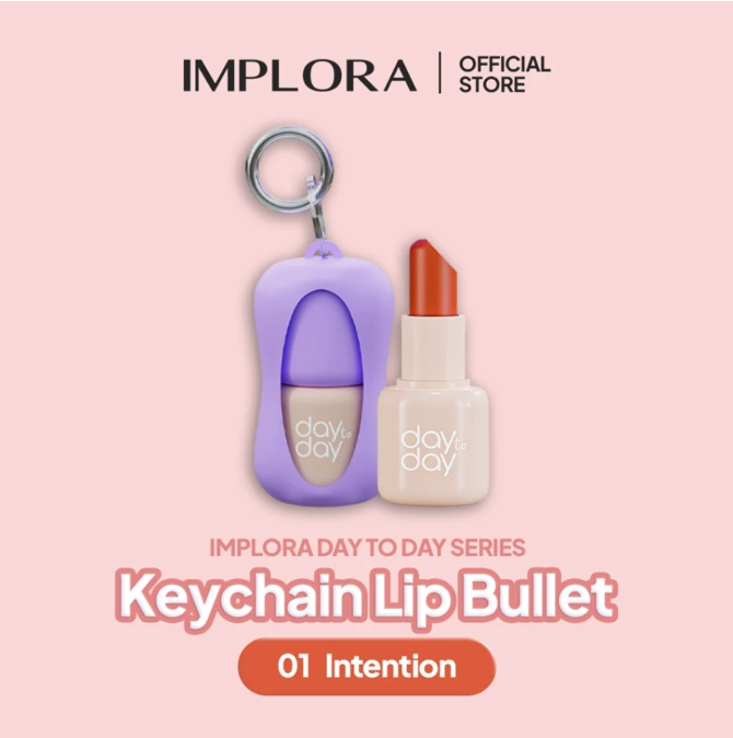 Implora Sukses Abadi Implora Day To Day Keychain Lip Bullet 01 Intention