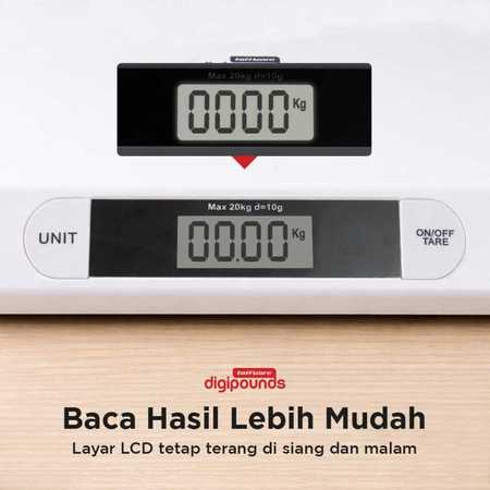 Jakarta Digital Nusantara Taffware Digipounds Baby Digital Scale 825