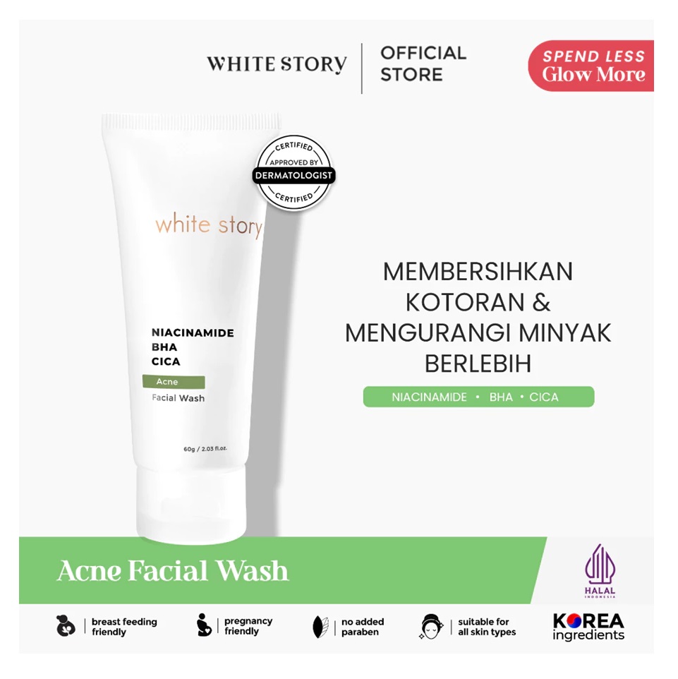 Natura Deca Kosmetika White Story Acne Facial Wash
