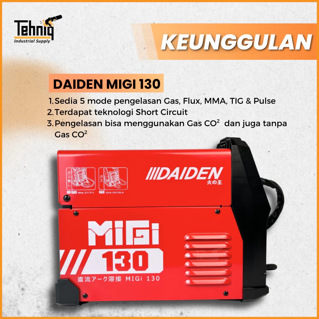 Daiden Welding Machine MIGI 130
