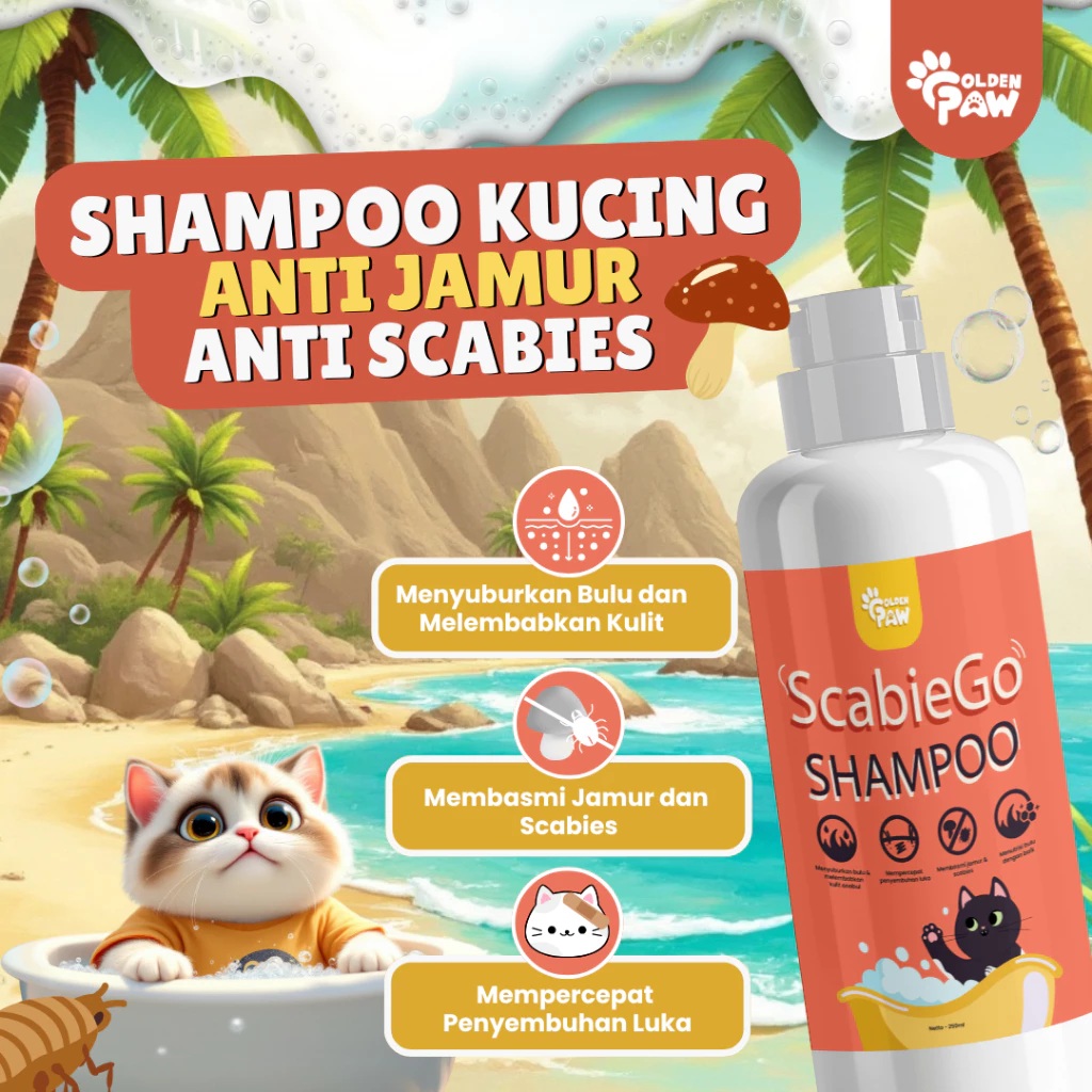  Golden Paw ScabieGo Shampoo