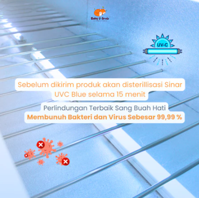  BABY U GROW Perlak Waterproof Katun Catra