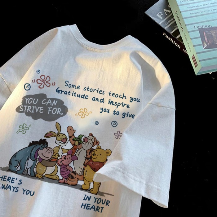 Telaga Kreasi Indonesia Forteid T-Shirt Washed Oversize Tigger And His Hood Friend