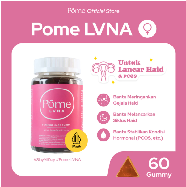 Formula Inovatif Transnasional Pome LVNA Feminine Care Gummy