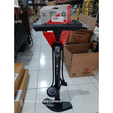 Insera Sena Polygon Floor Pump Steel STX Dual Head