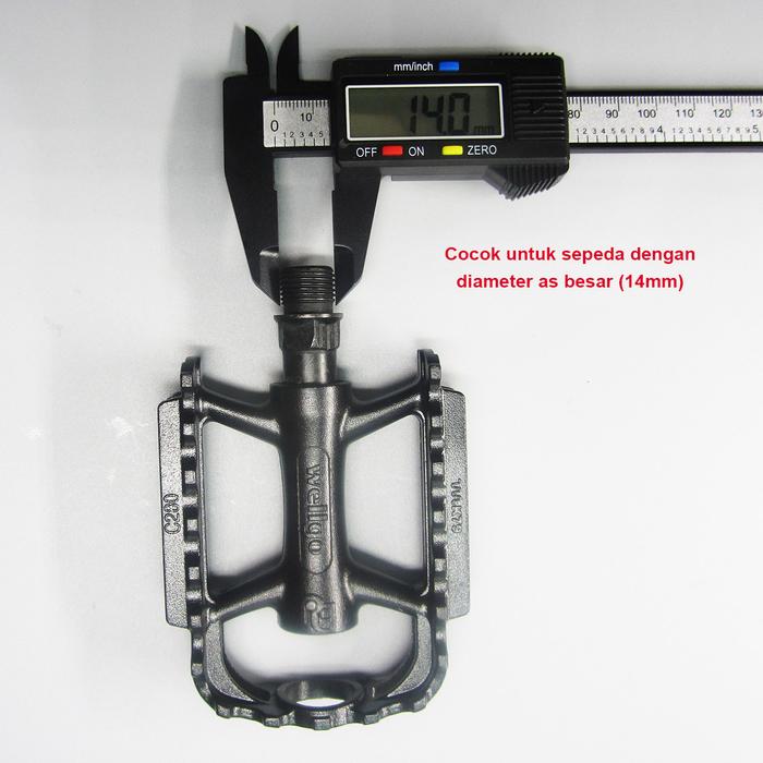 Wellgo Pedal Sepeda Aluminium 2