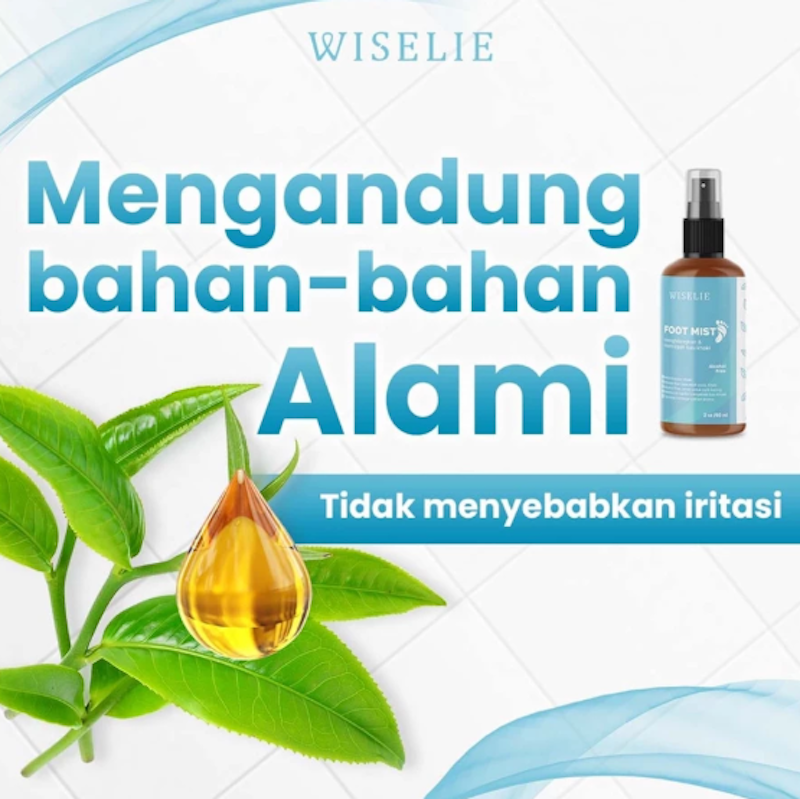 Wiselie Foot Mist Organik Sanitizer Spray Kopi 3
