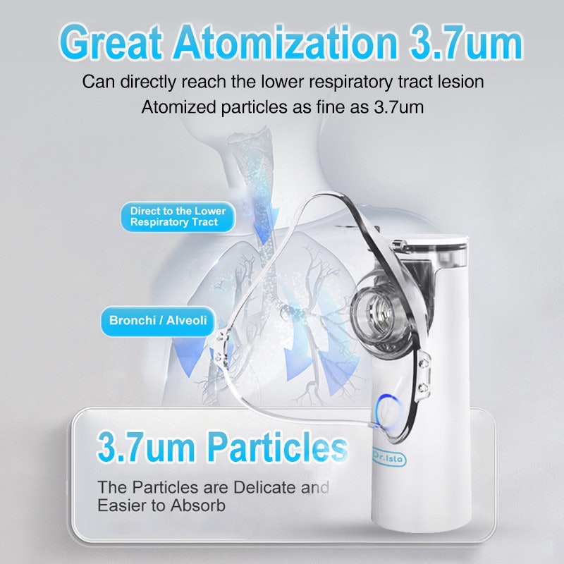 Dr.Isla 5 Gear Fine Atomized Particles Handheld Nebulizer 3