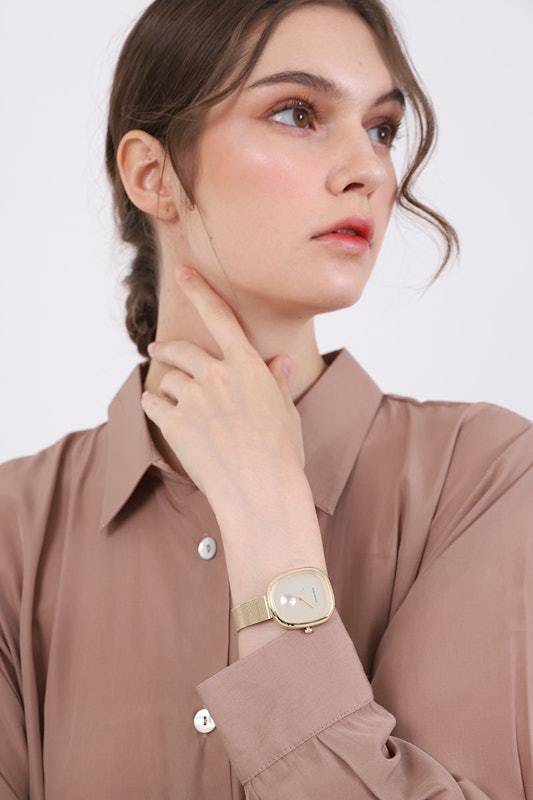 Jam Tangan Rantai Wanita Sofia Cailey Square 4