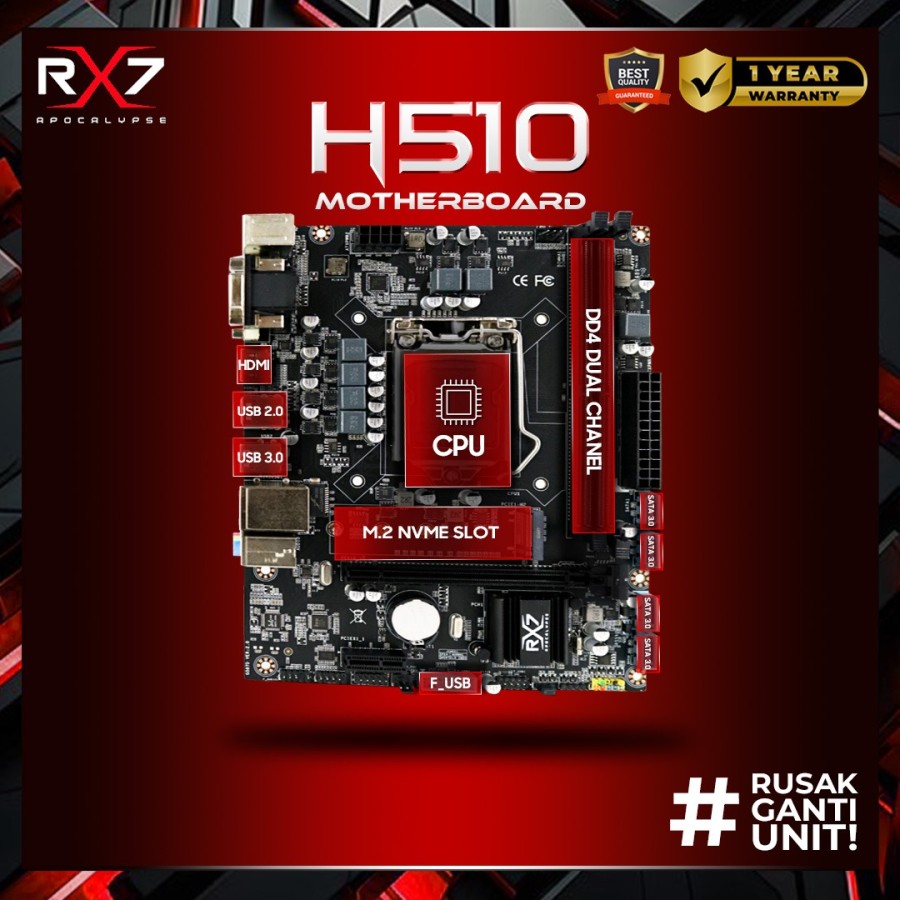  RX7 Apocalypse Motherboard H510