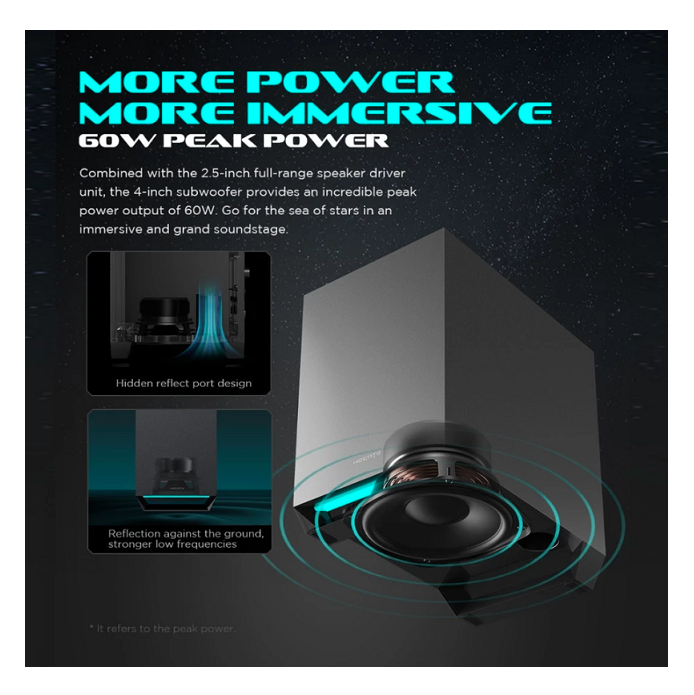 Edifier EDIFIER 2.1 Desktop Gaming Speakers G1500 MAX