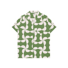 M231 Kemeja Pria Printing Hawaii Pendek