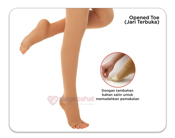  Variteks Stocking Varises Pantyhouse Open Toe  CCL 2 (913)