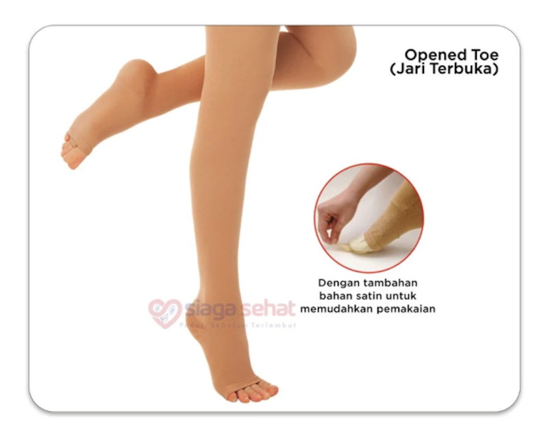 Variteks Stocking Varises Pantyhouse Open Toe 4