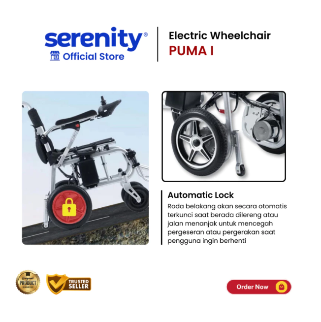 Serenity Indonesia Serenity Electric Wheelchair PUMA I