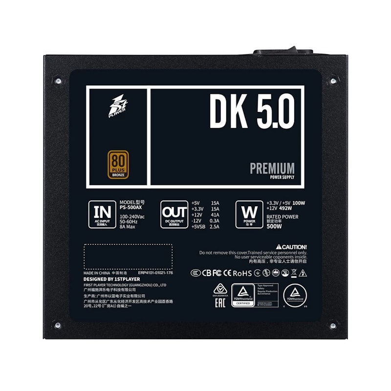 1STPLAYER DK 5.0 Premium Power Supply 500W 4