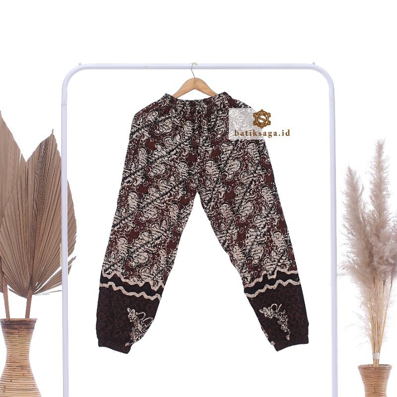 Batik Saga Celana Jogger Batik Wanita & Pria Unisex 2