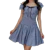 null Peach Poppy Lea Mini Strechable Stripe Dress 1