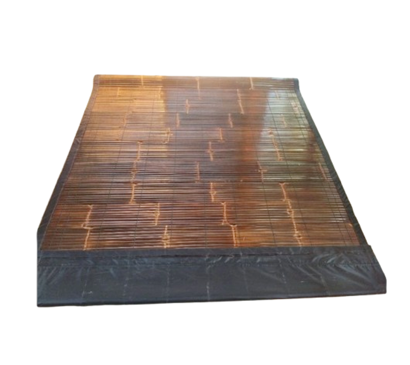 Tirai Bambu Hitam Lapis Kain Waterproof 1