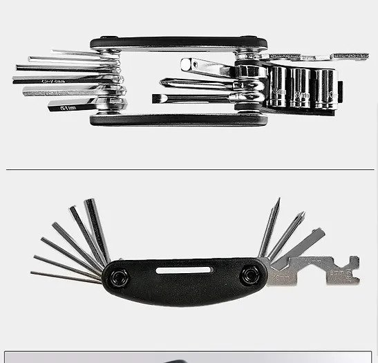 16 in 1 Multifunction Bicycle Repair Tools Kit
