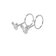 null Littlethingshewear Anting Emas Bayi Little Mouse Swarovski 1