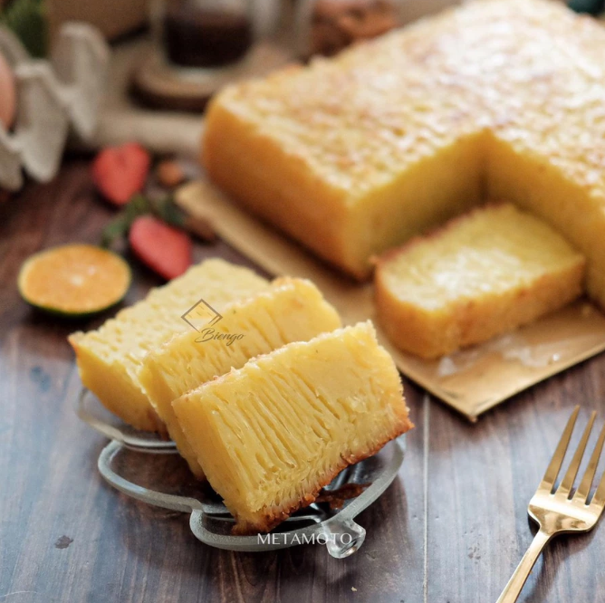  JENJU BAKERY Bika Ambon Medan Original Sedang 