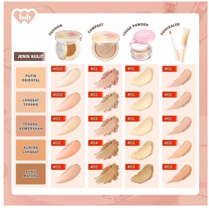 HEBE Beauty Style Barenbliss Korean Bloomatte Fine to Refine Compact Powder 02 Natural Blossom