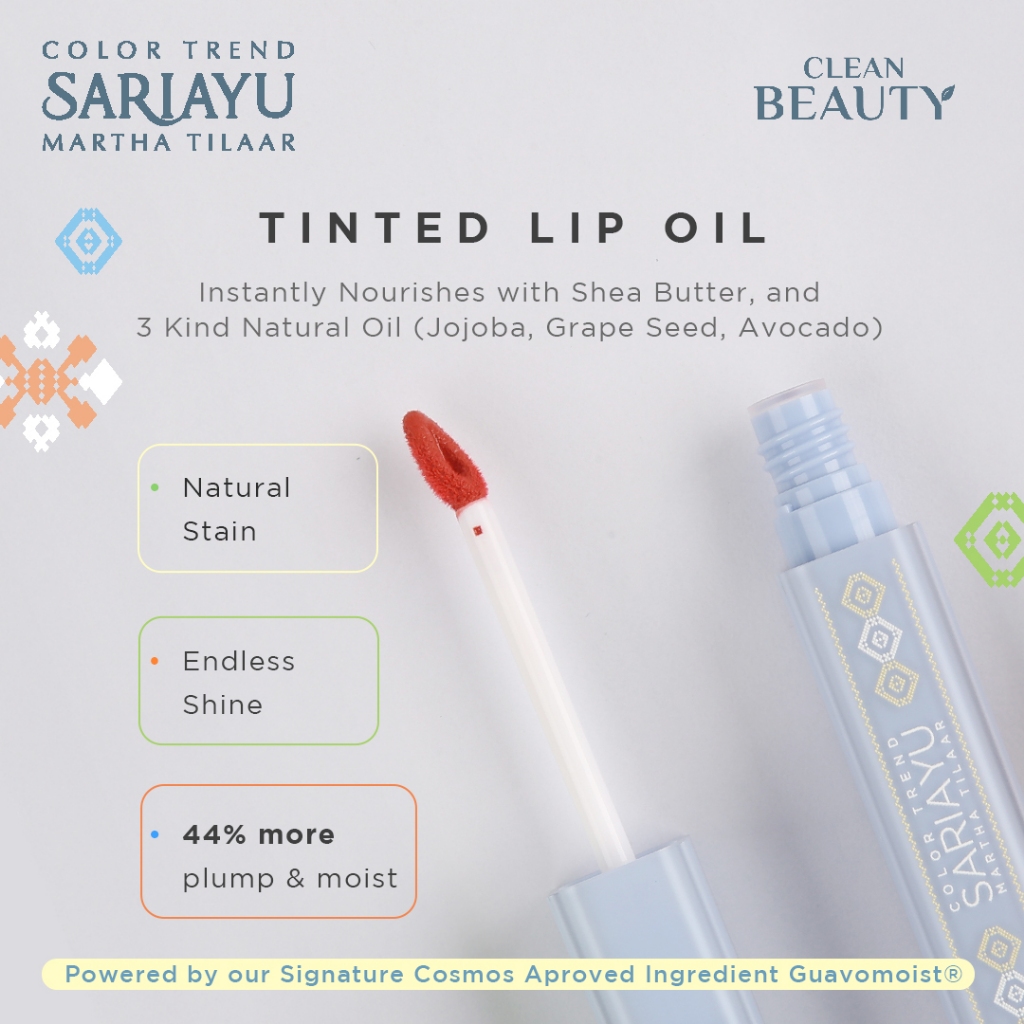 Martina Berto Sariayu Dear Mahameru Tinted Lip Oil 02 Widyadari