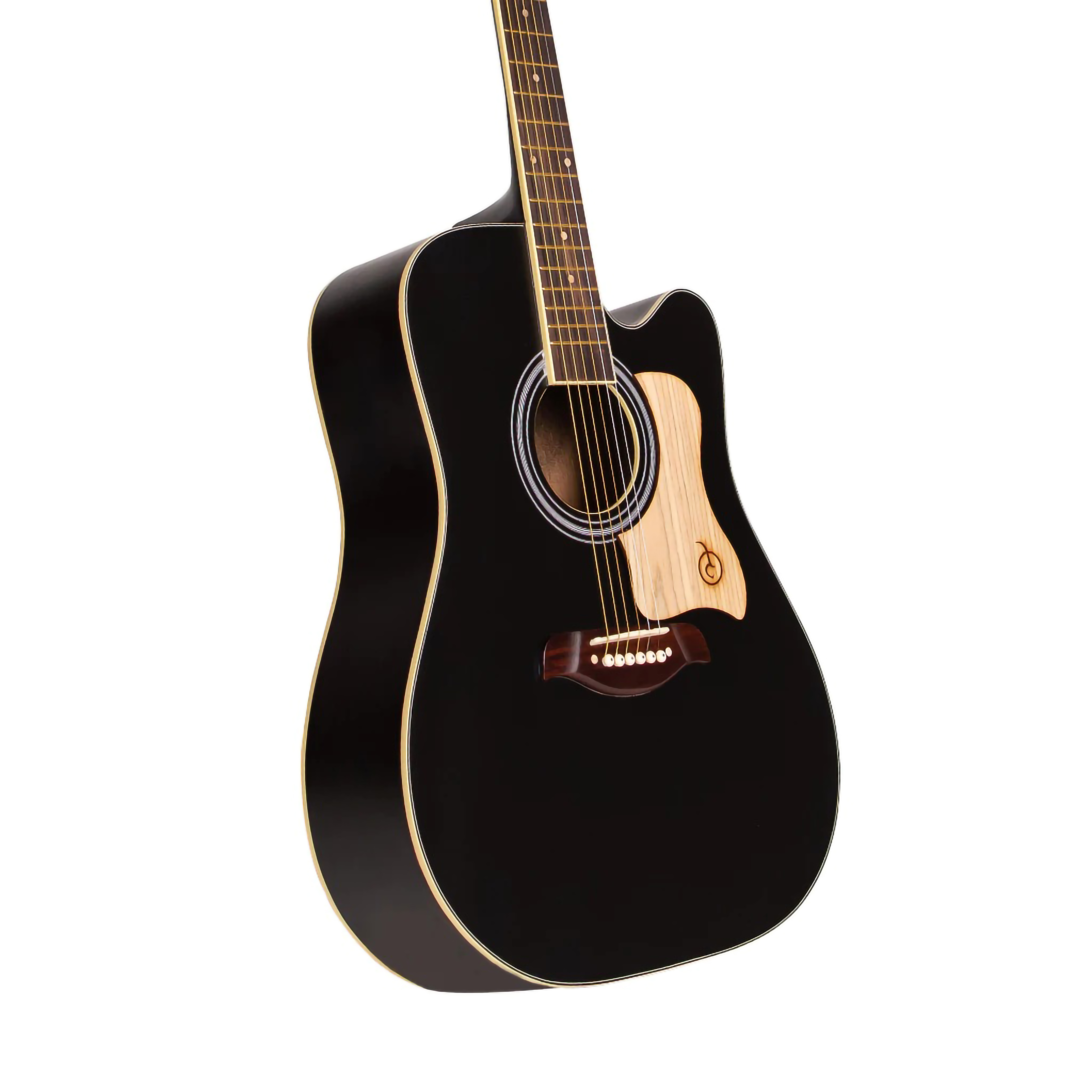 Mandalika Gitar Akustik De Ticco Series DTS-01J-BK-KP