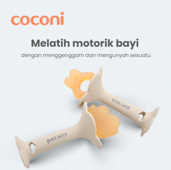 Kenson Multibrand Globalindo COCONI Lolipop Grip Teether 2 Pcs