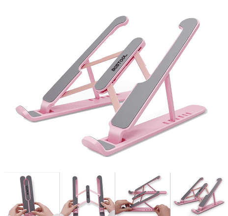 Bestool Laptop Stand Foldable Tablet Stand Holder Lipat Notebook Stand Portable