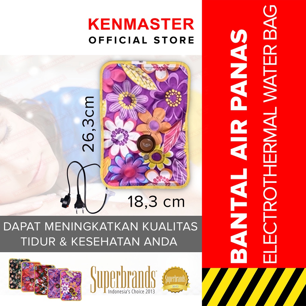 Viva Tehnik Mandiri Kenmaster Bantal Air Panas Electrothermal Water Bag KM-221