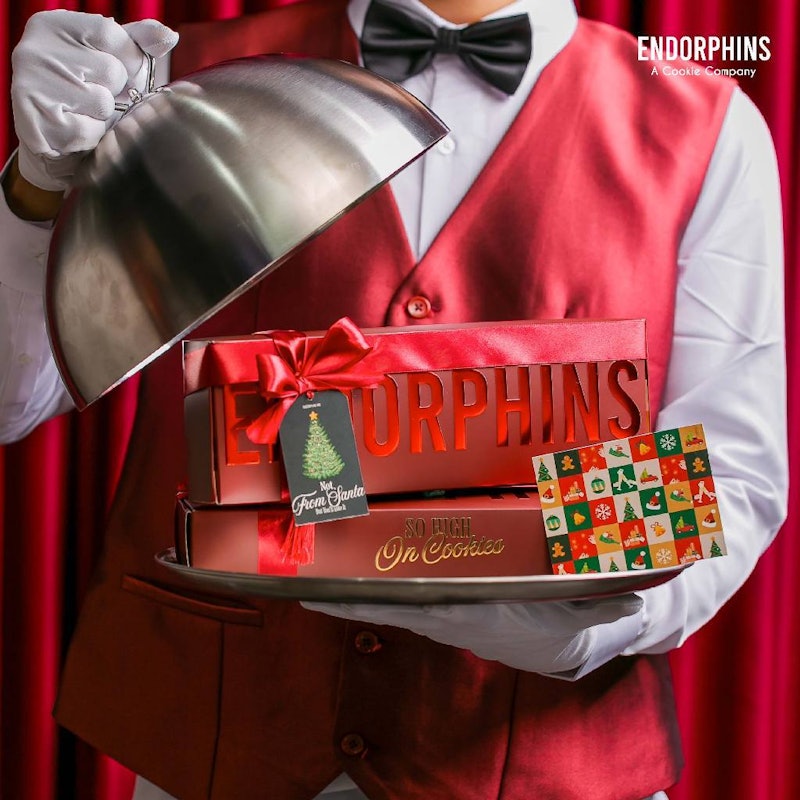 Endorphins' Christmas & New Year Hampers Box of 6 Cookies 2