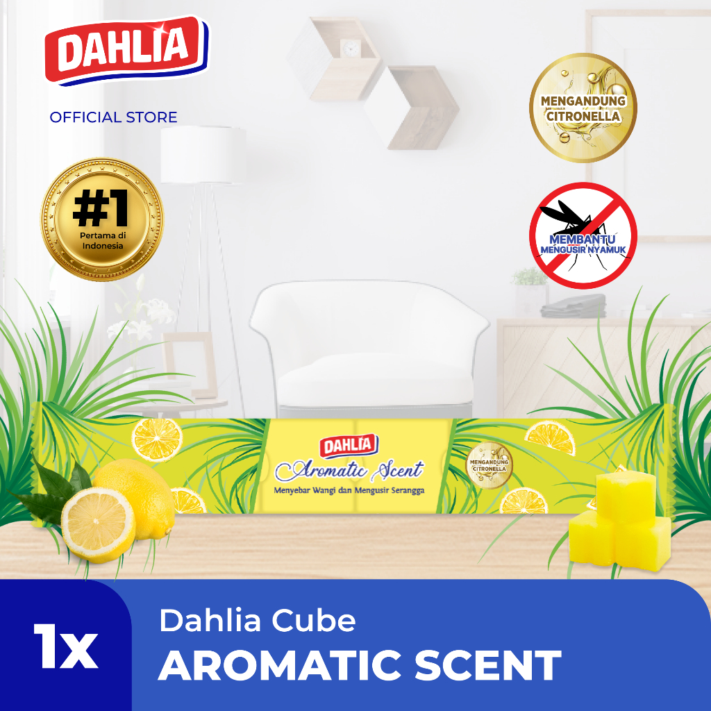 Unitama Sari Mas Dahlia Kamper Fresh Bouquet (Block) Aromatic Scent