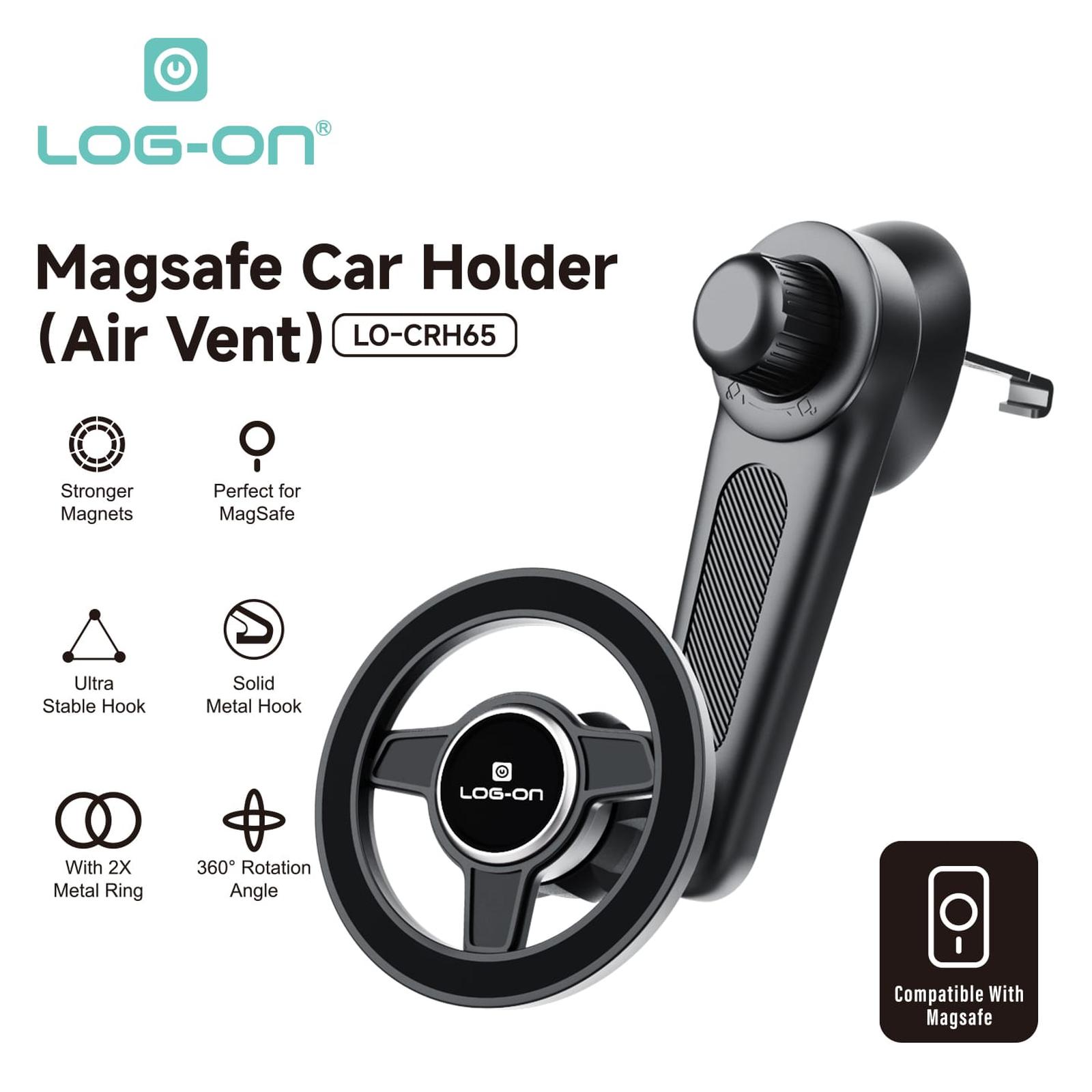  Log On Magsafe Car Holder (Air Vent) LO-CRH65