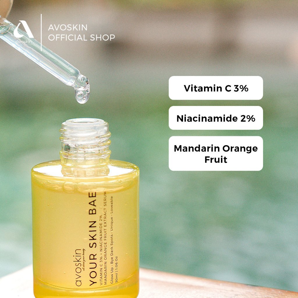 AVO Innovation Technology  Avoskin Your Skin Bae Vitamin C 3% + Niacinamide 2% + Mandarin Orange Fruit Extract Serum