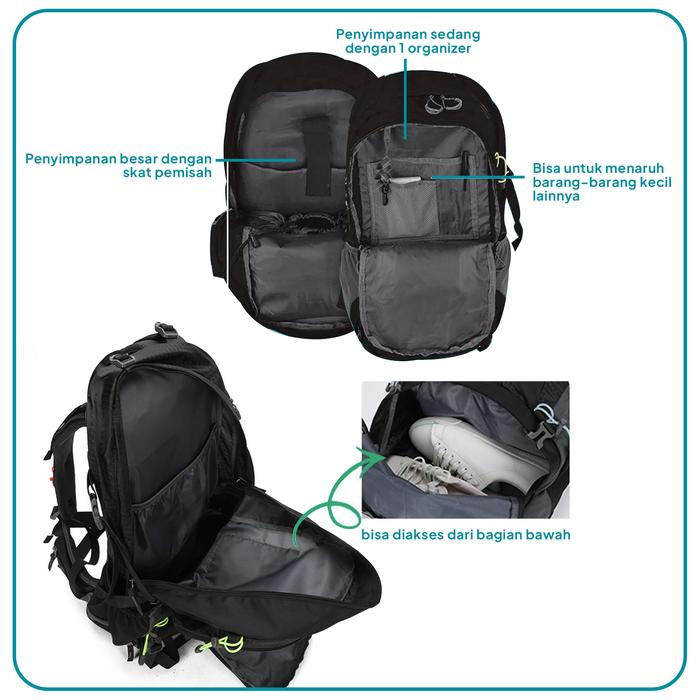 ELFS Active Tas Ransel Gunung 40L 2